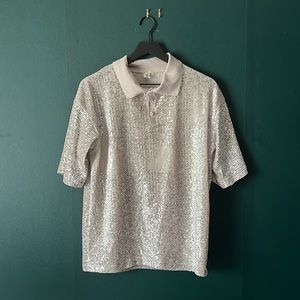 Sequined Polo Shirt